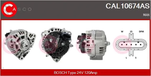 Alternator (CAL10674AS)