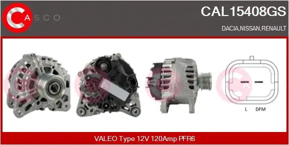 Alternator (CAL15408GS)
