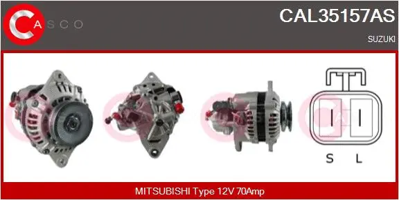 Alternator (CAL35157AS)