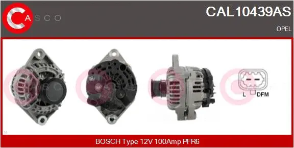 Alternator (CAL10439AS)