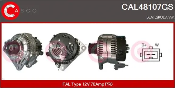 Alternator (CAL48107GS)