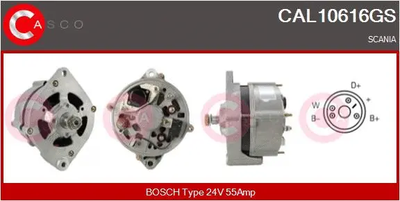 Alternator (CAL10616GS)