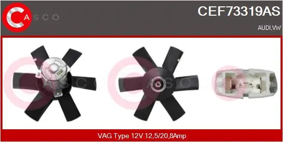 Fan, engine cooling (CEF73319AS)