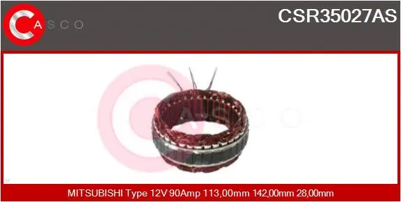 Stator, alternator (CSR35027AS)