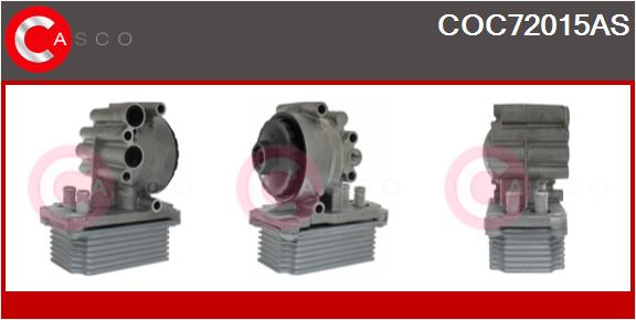 Oil Cooler, engine oil (COC72015AS)