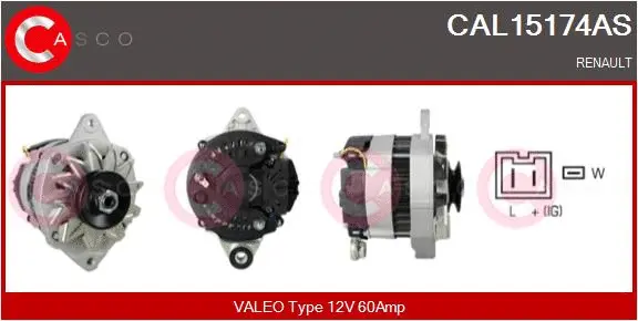 Alternator (CAL15174AS)
