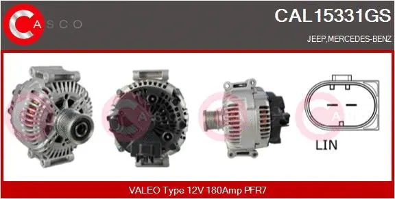 Alternator (CAL15331GS)