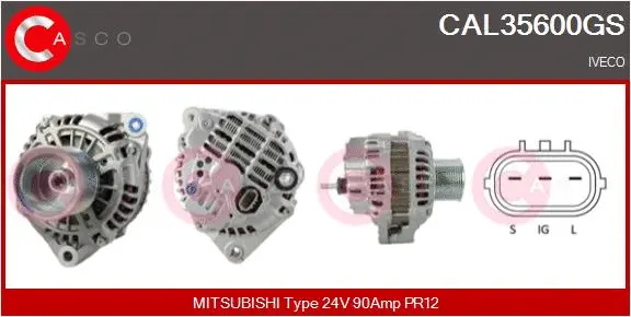 Alternator (CAL35600GS)