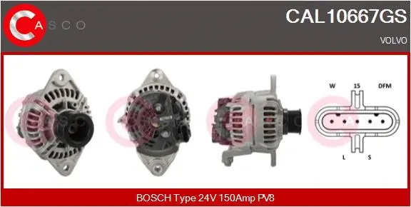 Alternator (CAL10667GS)