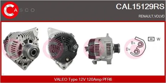 Alternator (CAL15129RS)