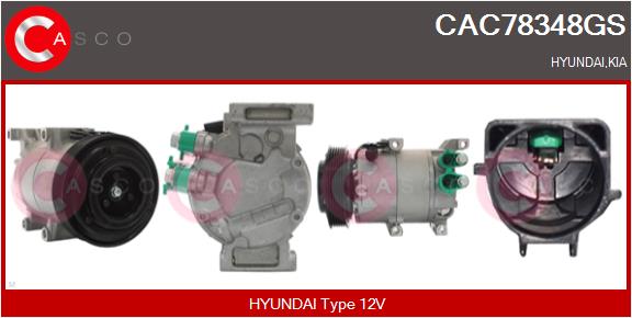 Compressor, air conditioning (CAC78348GS)
