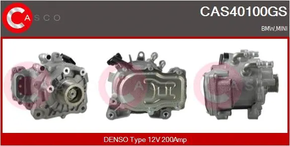 Alternator, starter (CAS40100GS)