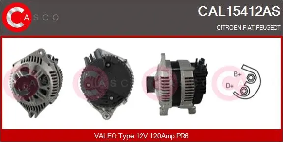 Alternator (CAL15412AS)