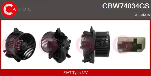 Interior Blower (CBW74034GS)