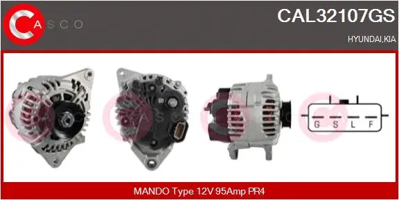 Alternator (CAL32107GS)