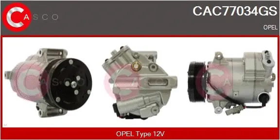Compressor, air conditioning (CAC77034GS)