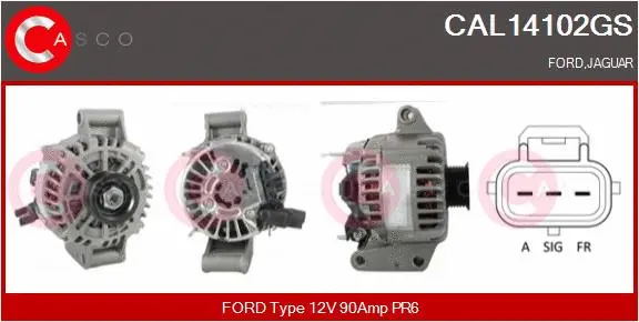 Alternator (CAL14102GS)