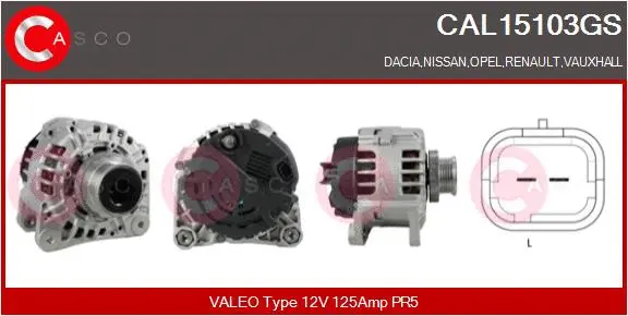 Alternator (CAL15103GS)