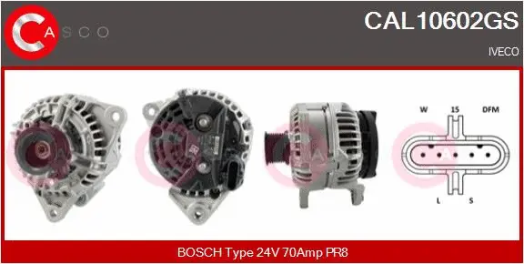 Alternator (CAL10602GS)