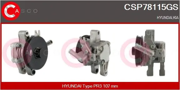 Hydraulic Pump, steering (CSP78115GS)