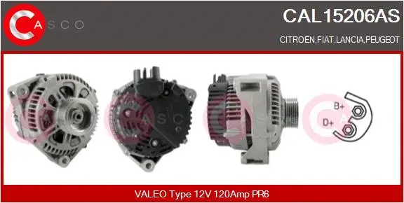 Alternator (CAL15206AS)