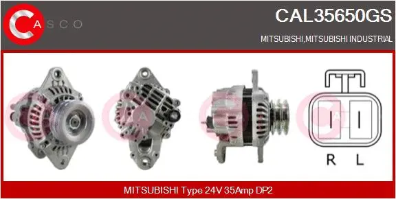 Alternator (CAL35650GS)