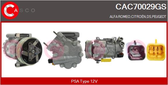 Compressor, air conditioning (CAC70029GS)