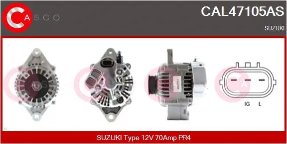 Alternator (CAL47105AS)