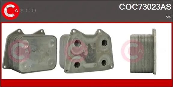Oil Cooler, engine oil (COC73023AS)