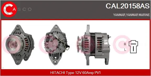 Alternator (CAL20158AS)