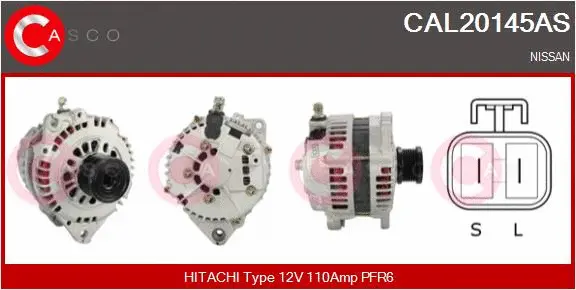 Alternator (CAL20145AS)