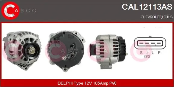 Alternator (CAL12113AS)
