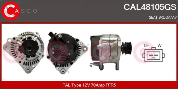 Alternator (CAL48105GS)