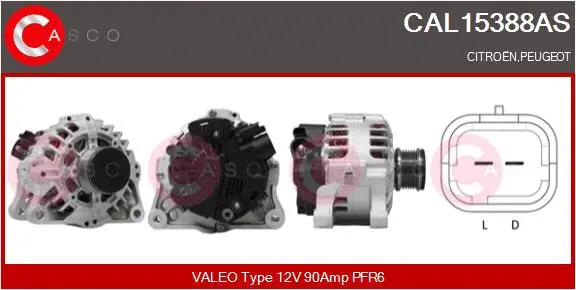 Alternator (CAL15388AS)