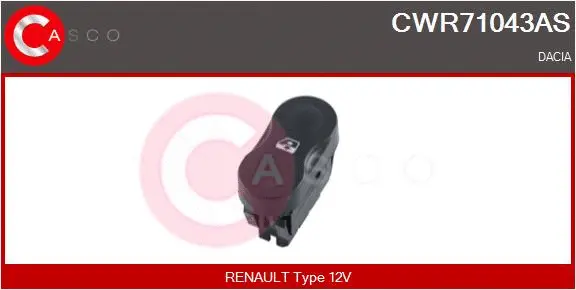 Switch, window regulator (CWR71043AS)