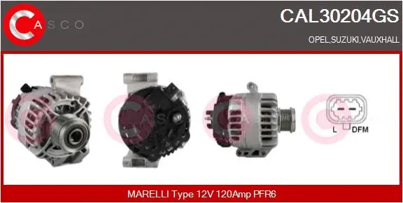 Alternator (CAL30204GS)