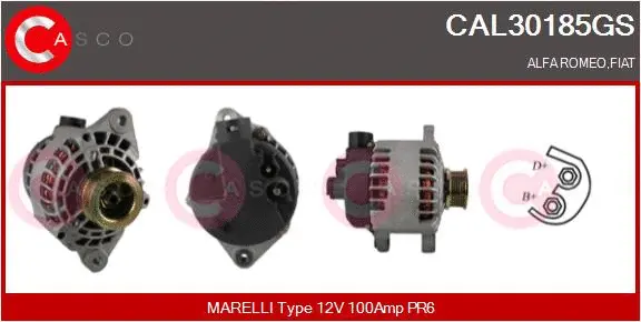 Alternator (CAL30185GS)