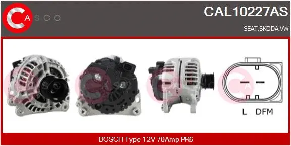 Alternator (CAL10227AS)