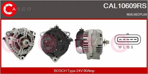 Alternator (CAL10609RS)