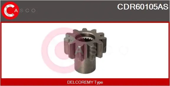 Pinion, starter (CDR60105AS)