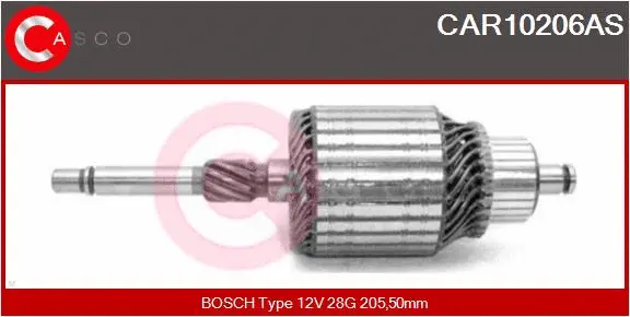 Armature, starter (CAR10206AS)