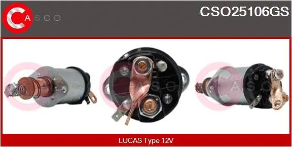 Solenoid Switch, starter (CSO25106GS)