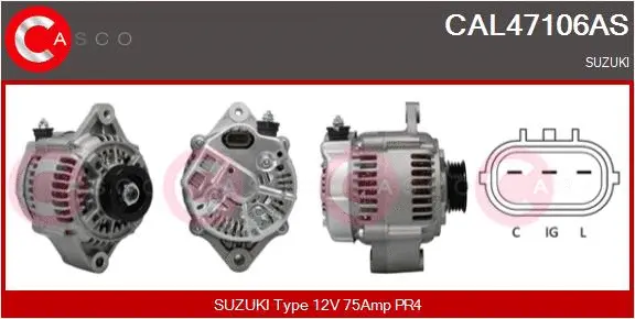 Alternator (CAL47106AS)