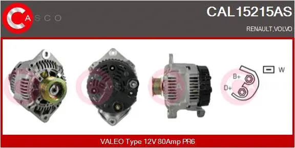 Alternator (CAL15215AS)