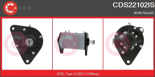 Alternator, starter (CDS22102IS)