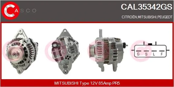 Alternator (CAL35342GS)