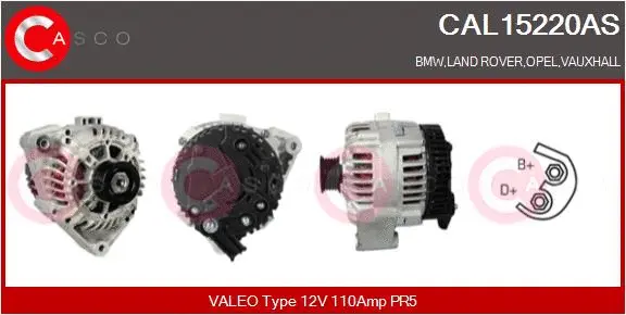 Alternator (CAL15220AS)