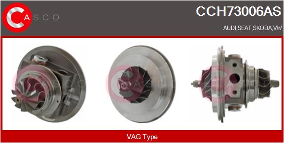 Core assembly, turbocharger (CCH73006AS)