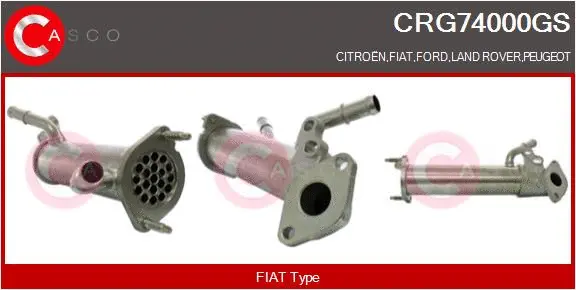 Cooler, exhaust gas recirculation (CRG74000GS)