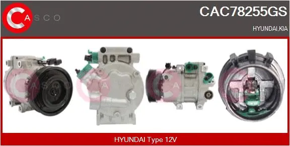 Compressor, air conditioning (CAC78255GS)